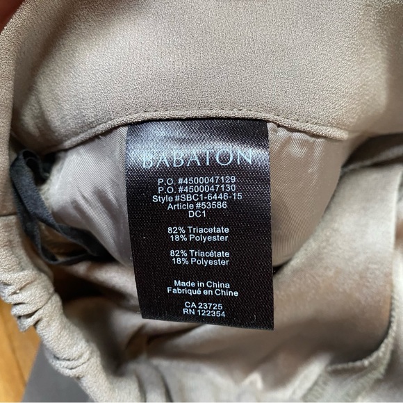 Aritzia Babaton Grey-Taupe High Rise Harvey Joggers Womens 4 - Picture 10 of 11